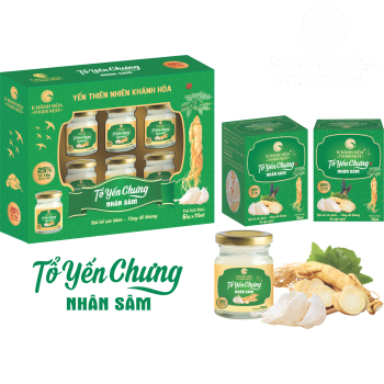 TỔ YẾN CHƯNG 25% NHÂN SÂM